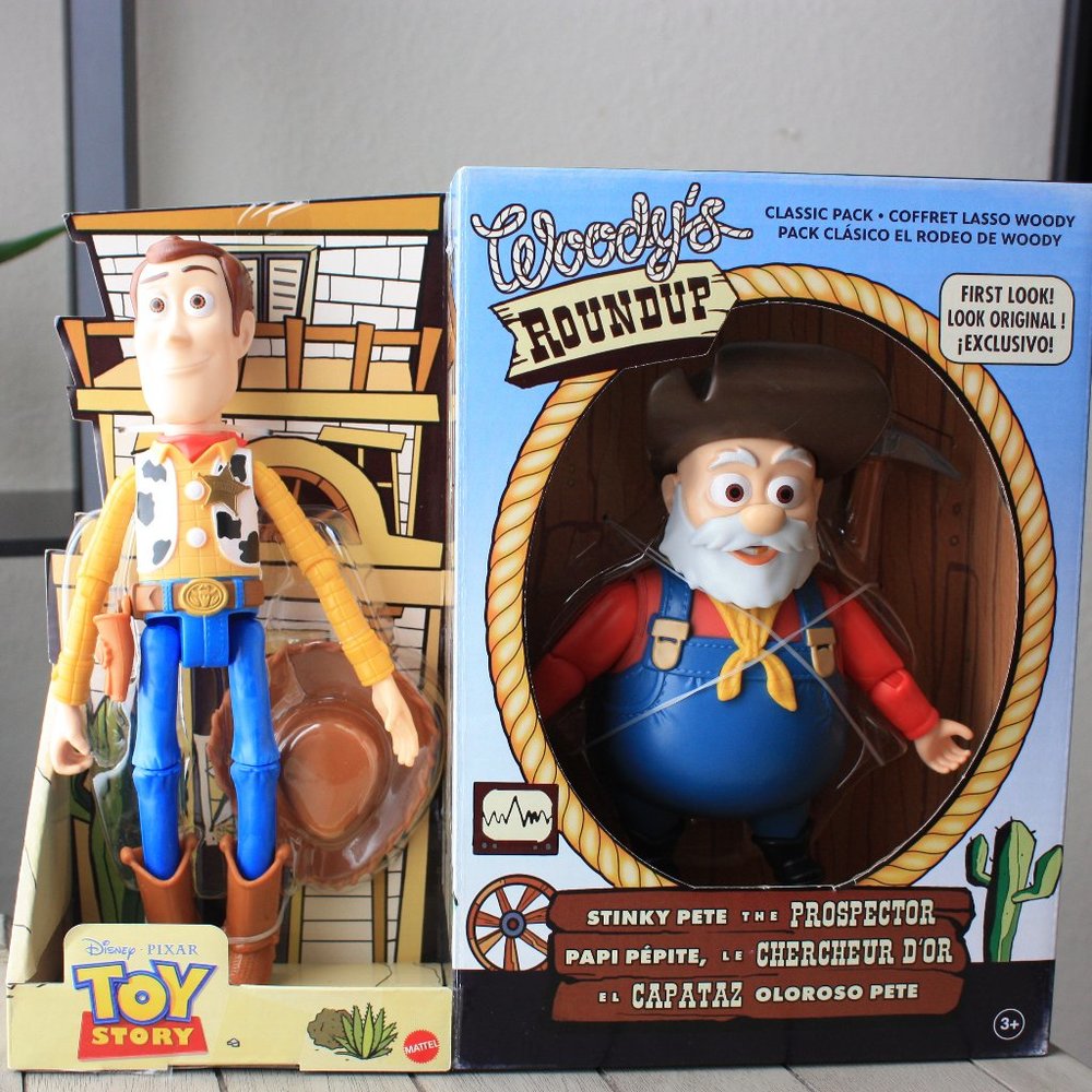 Woody and Stinky Pete from Toy Story Disney Pixar